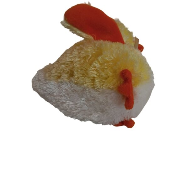 Ty Beanie Baby Of The Month Peepers Duck Chick Plush Toy Polka Dot Bow Tags NEW - Picture 6 of 10